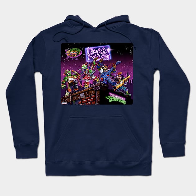 Turtles in concert Hoodie by Ale_jediknigth